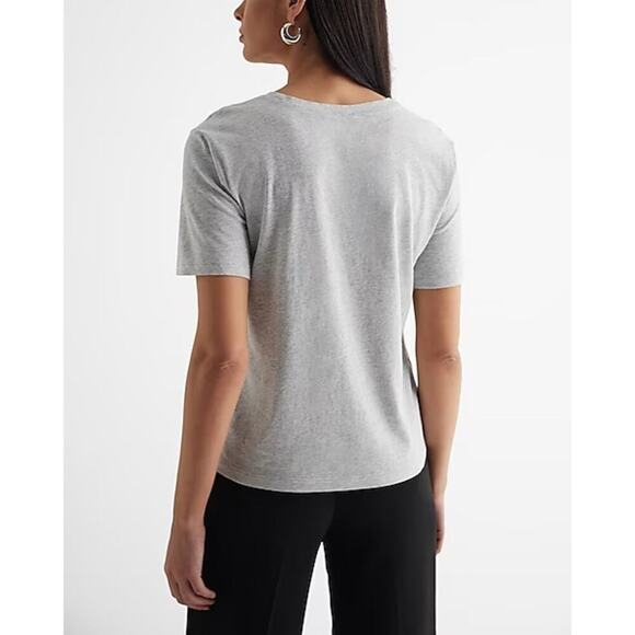 Express Women's Skimming Cotton Crew Neck Short Sleeve Tee SZ Large NWT - Picture 3 of 7